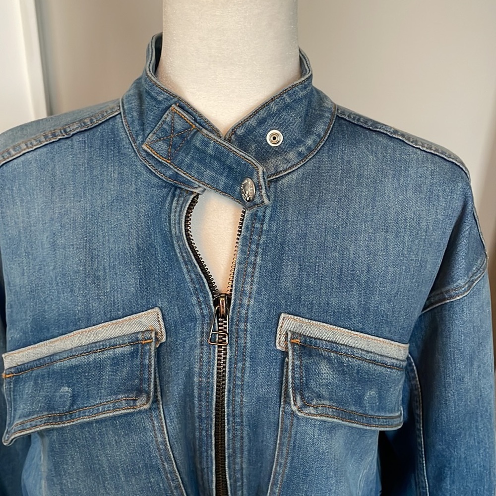 Veronica Beard Roz Drawstring Peplum jacket - Picture 2 of 6